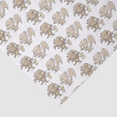 かわいいおもしろいリス漫画イラストレーション 薄葉紙 (詳細)