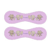 かわいいおもしろいリス漫画イラストレーション 野球ボール (パネル)