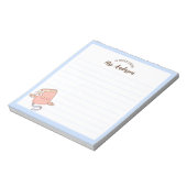 かわいいおもしろいレトロブックめい想ズ新学期 ノートパッド (回転)