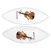 かわいいおもしろいヴァイオリンミュージカル漫画のキャラクター アメリカンフットボール (パネル)