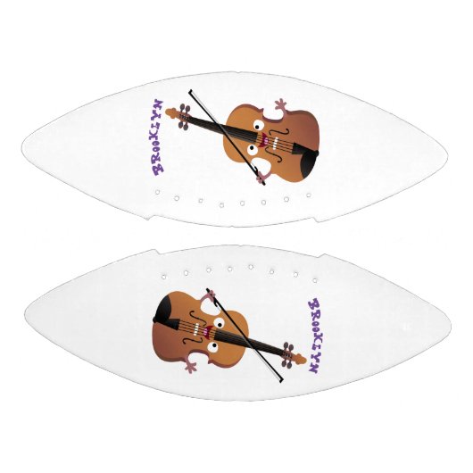 かわいいおもしろいヴァイオリンミュージカル漫画のキャラクター アメリカンフットボール (パネル)