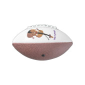 かわいいおもしろいヴァイオリンミュージカル漫画のキャラクター アメリカンフットボール (回転270)