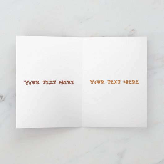 かわいいおもしろいヴァイオリンミュージカル漫画のキャラクター カード (内部)