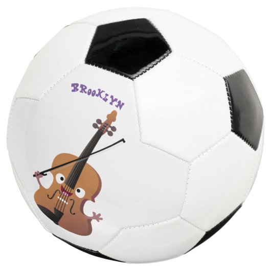 かわいいおもしろいヴァイオリンミュージカル漫画のキャラクター サッカーボール (3/4)