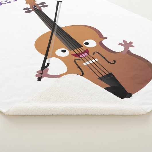 かわいいおもしろいヴァイオリンミュージカル漫画のキャラクター シェルパブランケット (3/4)