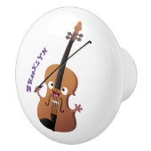 かわいいおもしろいヴァイオリンミュージカル漫画のキャラクター セラミックノブ (右)