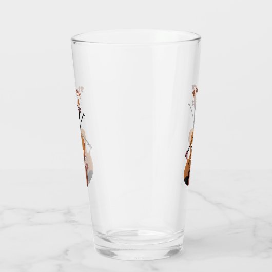 かわいいおもしろいヴァイオリンミュージカル漫画のキャラクター タンブラーグラス (右)