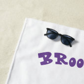 かわいいおもしろいヴァイオリンミュージカル漫画のキャラクター ビーチタオル (インサイチュ)