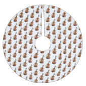 かわいいおもしろいヴァイオリンミュージカル漫画のキャラクター ブラッシュドポリエステルツリースカート (正面)