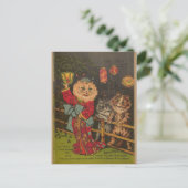 かわいいおもしろいヴィンテージジャパ日本のン猫 ポストカード (スタンド正面)