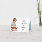 かわいいおもしろいヴィンテージレトロカード新しいアドレス移動 案内状 (正面)