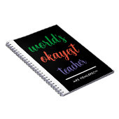 かわいいおもしろい先生鑑賞手帳 ノートブック (右側)