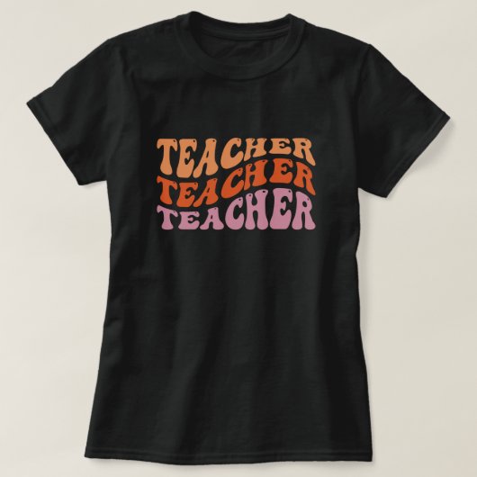 かわいいおもしろい先生 Tシャツ (デザイン正面)