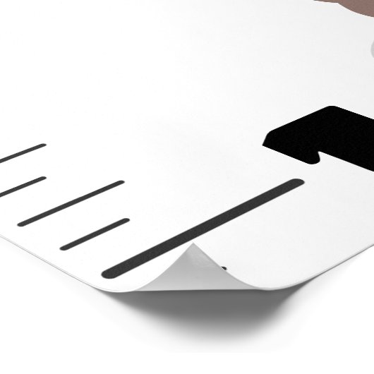 かわいいおもしろい動物の漫画の成長チャート ポスター (角)