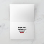 かわいいおもしろい可愛いハロウィン最高の猫カード カード (内部)