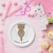 かわいいおもしろい可愛らしいカワウソ ペーパープレート (パーティー)