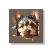 かわいいおもしろい子犬顔