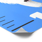 かわいいおもしろい家畜の漫画の成長チャート ポスター (角)