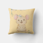 かわいいおもしろい小さなネズミ クッション (裏面)