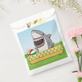 かわいいおもしろい幸せなサメ|過去記事 フェイバーバッグ (封をした状態)