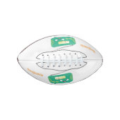 かわいいおもしろい幸せなレトロなラジオ漫画 アメリカンフットボール (正面)