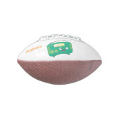 かわいいおもしろい幸せなレトロなラジオ漫画 アメリカンフットボール (回転90)