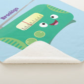 かわいいおもしろい幸せなレトロなラジオ漫画 シェルパブランケット (3/4)