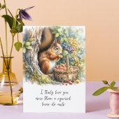 かわいいおもしろい引用文ロマンチックな水色バレンタインデー カード