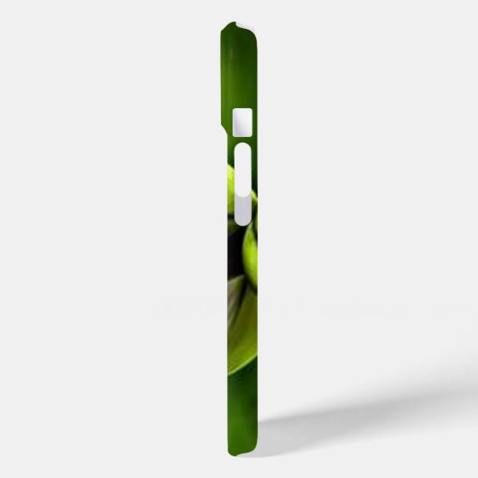 かわいいおもしろい微笑みの緑のカエル|過去記事 Case-Mate iPhoneケース (裏面 / 左)