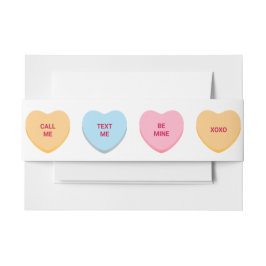 かわいいおもしろい招待状用帯 招待状ベリーバンド