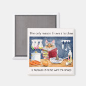 かわいいおもしろい料理猫 マグネット (正面/裏面)