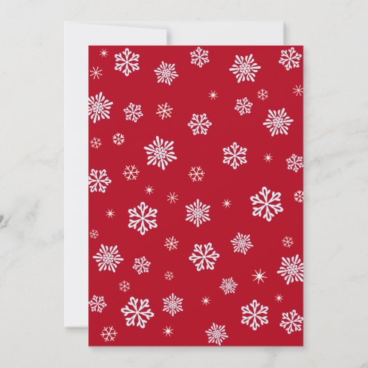 かわいいおもしろい格言モダンクリスマスホリデーパーティー 招待状 (裏面)