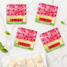 かわいいおもしろい水色レッドグリーンスイカ名