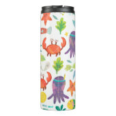 かわいいおもしろい海の動物 タンブラー (裏面)