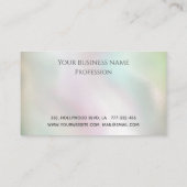 かわいいおもしろい爪、 ネイル猫ロゴロイヤリティカード ロイヤリティカード (裏面)