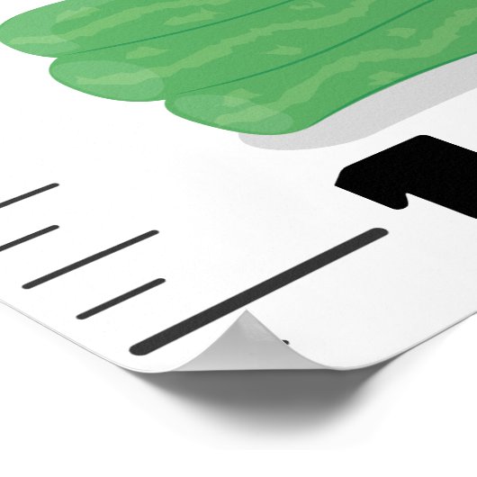 かわいいおもしろい爬虫類動物の漫画の成長チャート ポスター (角)