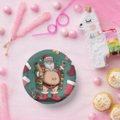 かわいいおもしろい父クリスマス ペーパーボウル (パーティー)