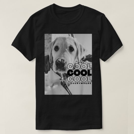 かわいいおもしろい犬のペット  Tシャツ (デザイン正面)