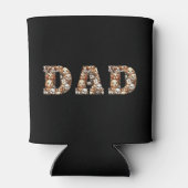 かわいいおもしろい犬パパ父の日の贈り物 缶クーラー (裏面)