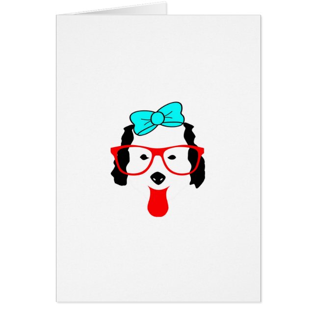 かわいいおもしろい犬ヘッドスケッチ (正面)