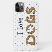 かわいいおもしろい犬字で綴った犬 Case-Mate iPhoneケース (裏面)