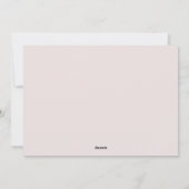 かわいいおもしろい猫の新年の願い シーズンカード (裏面)