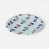 かわいいおもしろい猫紙プレート ペーパープレート (アングル)