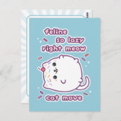 かわいいおもしろい猫 ポストカード (正面/裏面)