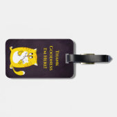 かわいいおもしろい猫 ラゲッジタグ (裏面横)