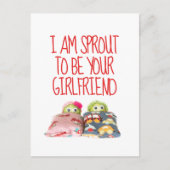 かわいいおもしろい私はバレンタインデーのはがき ポストカード (正面)