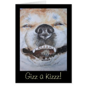 かわいいおもしろい秋田犬の写真 (正面)