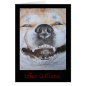 かわいいおもしろい秋田犬の写真 (正面)