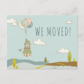 かわいいおもしろい移動 |バルーンハウス2 案内ポストカード (正面)
