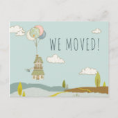 かわいいおもしろい移動 |バルーンハウス 案内ポストカード (正面)